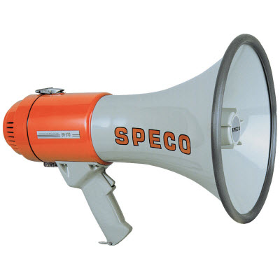 Speco ER-370 Megaphone with Siren